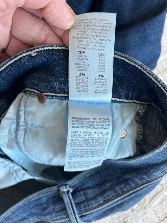 MOTHER The Mid Rise Dazzler Ankle in Pardon My French Sz 26 - Picture 7 of 16